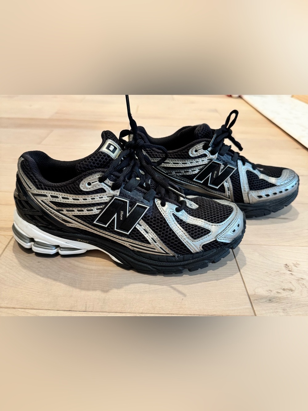 New Balance 1906R Black and Silver Sneakers